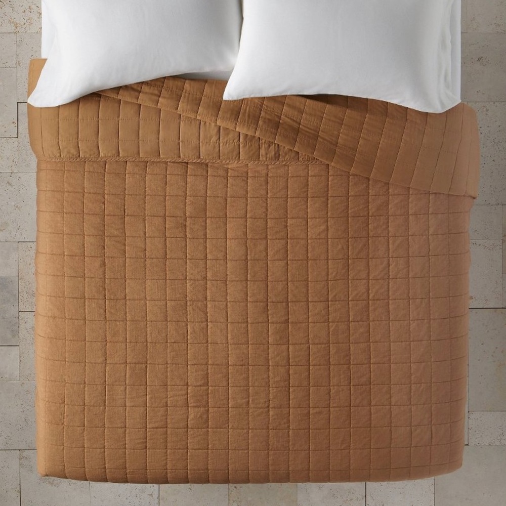 TARGET CASALUNA Linen Quilt (Warm Brown) Full/Queen